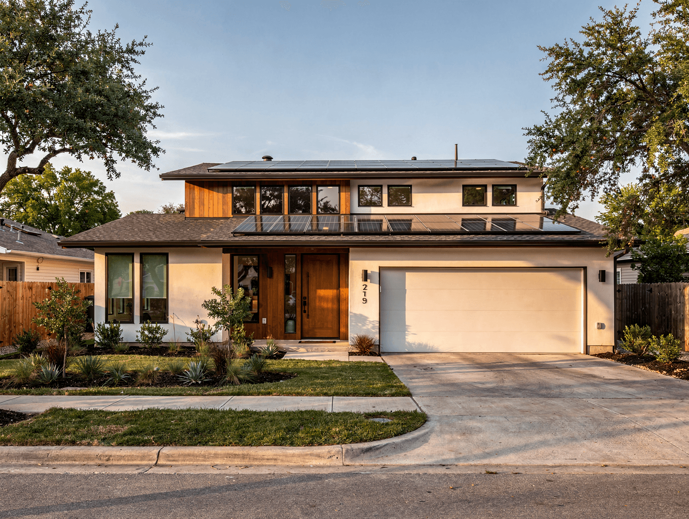 Calculator, utility bill, and warm-toned tabletop still life